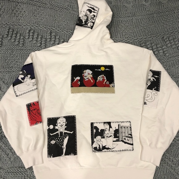 SUPREME BNWT White Hoodie - Picture 3 of 5